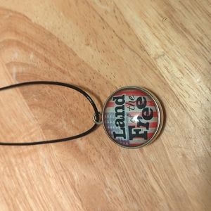 Flag necklace